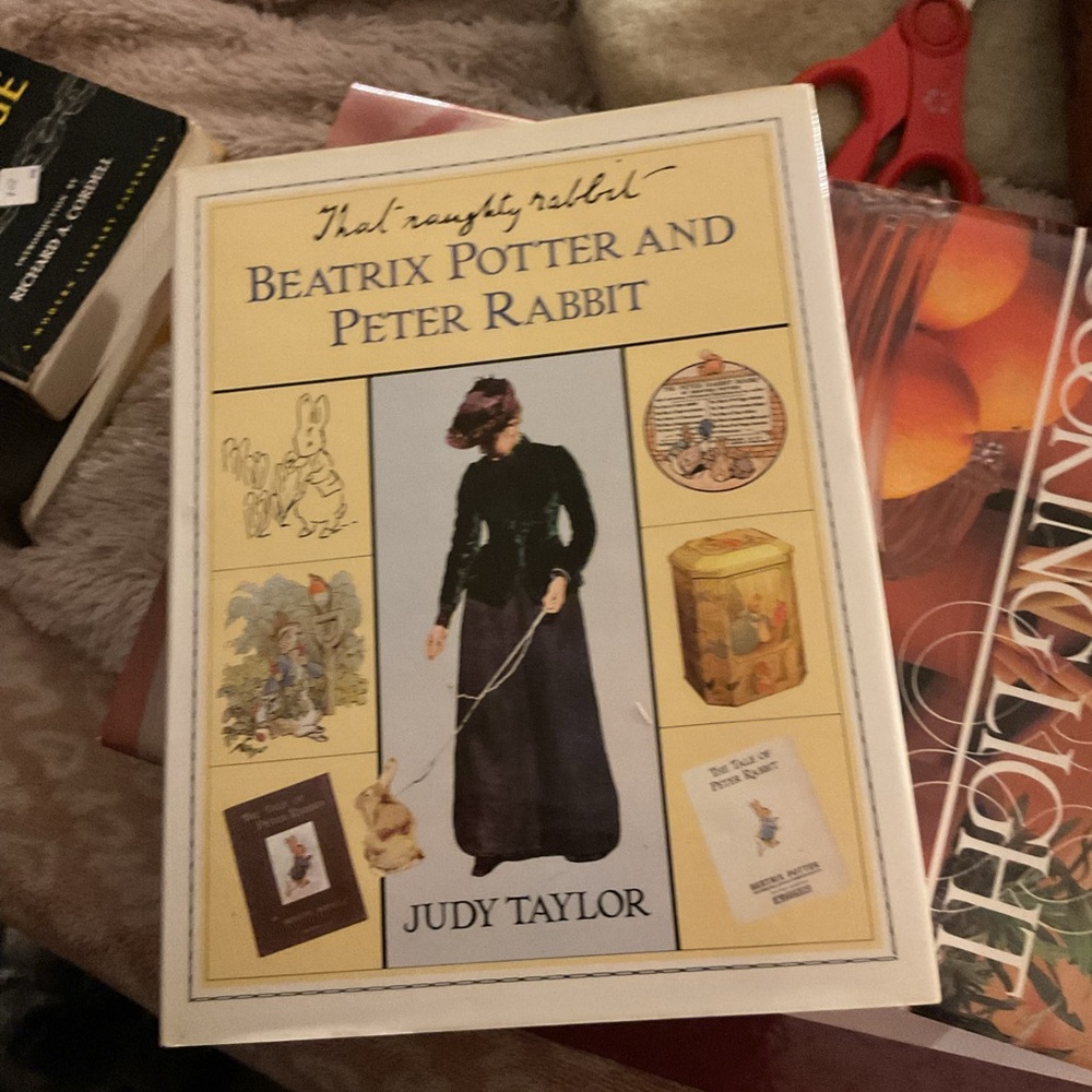 Beatrix Potter and Peter Rabbit Book by Judy Taylor hardcover with dust jacket.